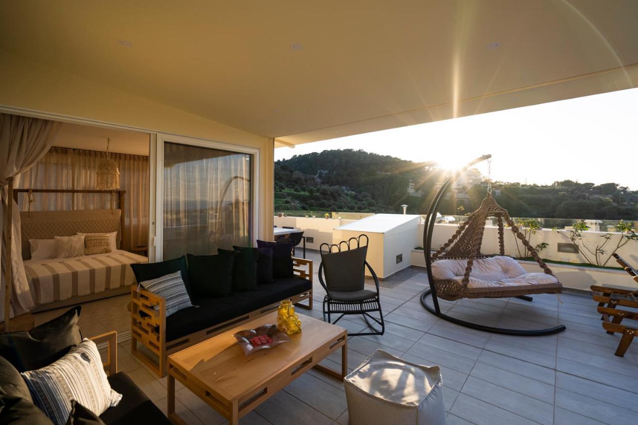 Helen Luxury Holiday House With Sea View Rethymno  Exterior photo