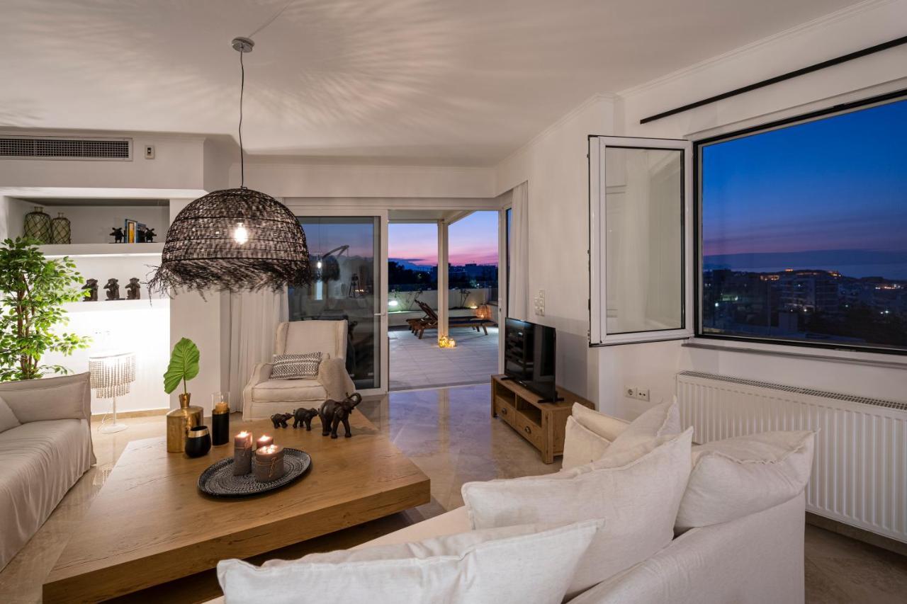 Helen Luxury Holiday House With Sea View Rethymno  Exterior photo