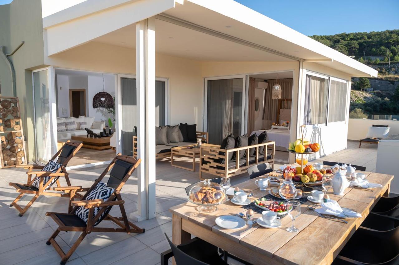 Helen Luxury Holiday House With Sea View Rethymno  Exterior photo