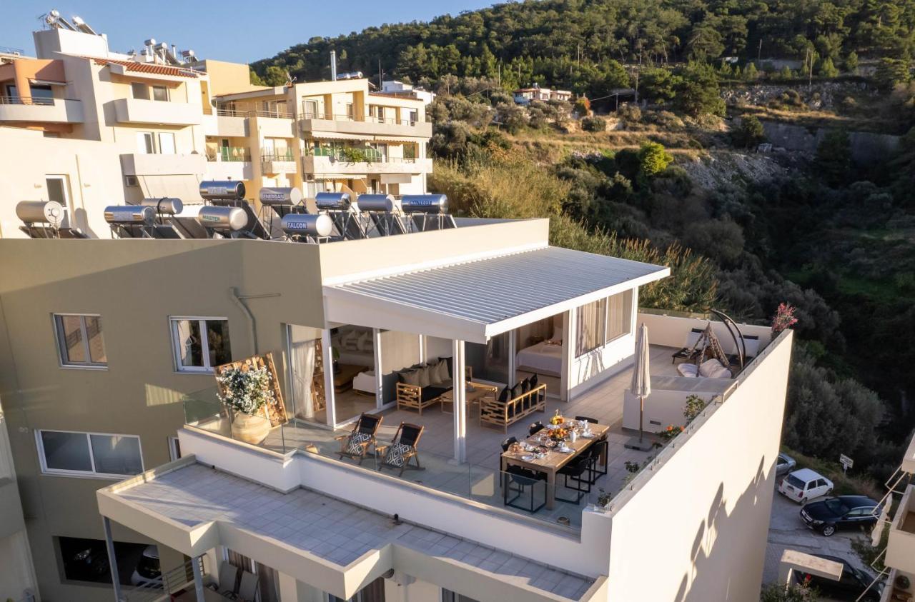 Helen Luxury Holiday House With Sea View Rethymno  Exterior photo