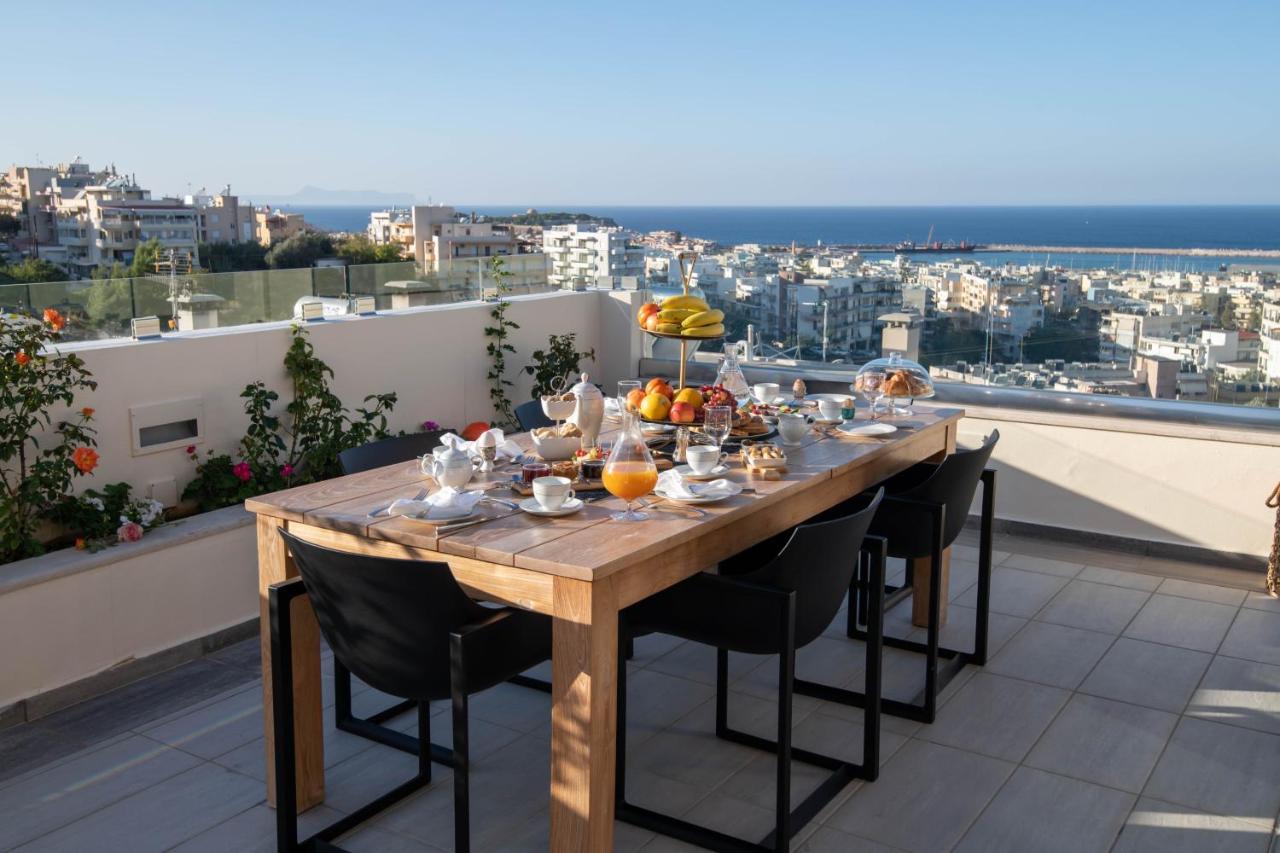 Helen Luxury Holiday House With Sea View Rethymno  Exterior photo