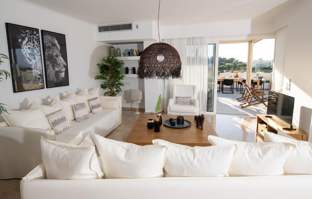 Helen Luxury Holiday House With Sea View Rethymno  Exterior photo